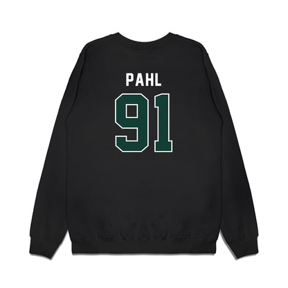 Michigan State - NCAA Football : Jackson Pahl - Vintage Helmet Premium Crewneck Sweatshirt-1