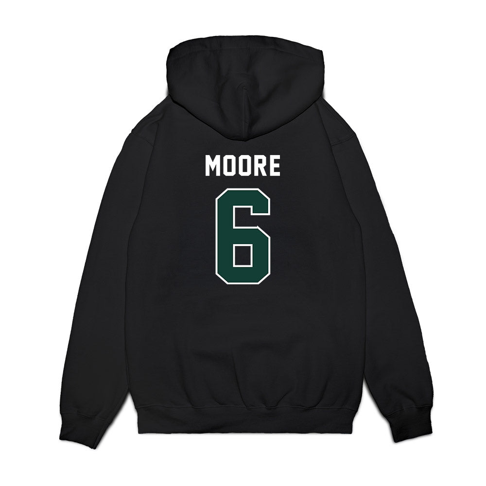 Michigan State - NCAA Football : Fredrick Moore - Vintage Helmet Premium Hooded Sweatshirt-1