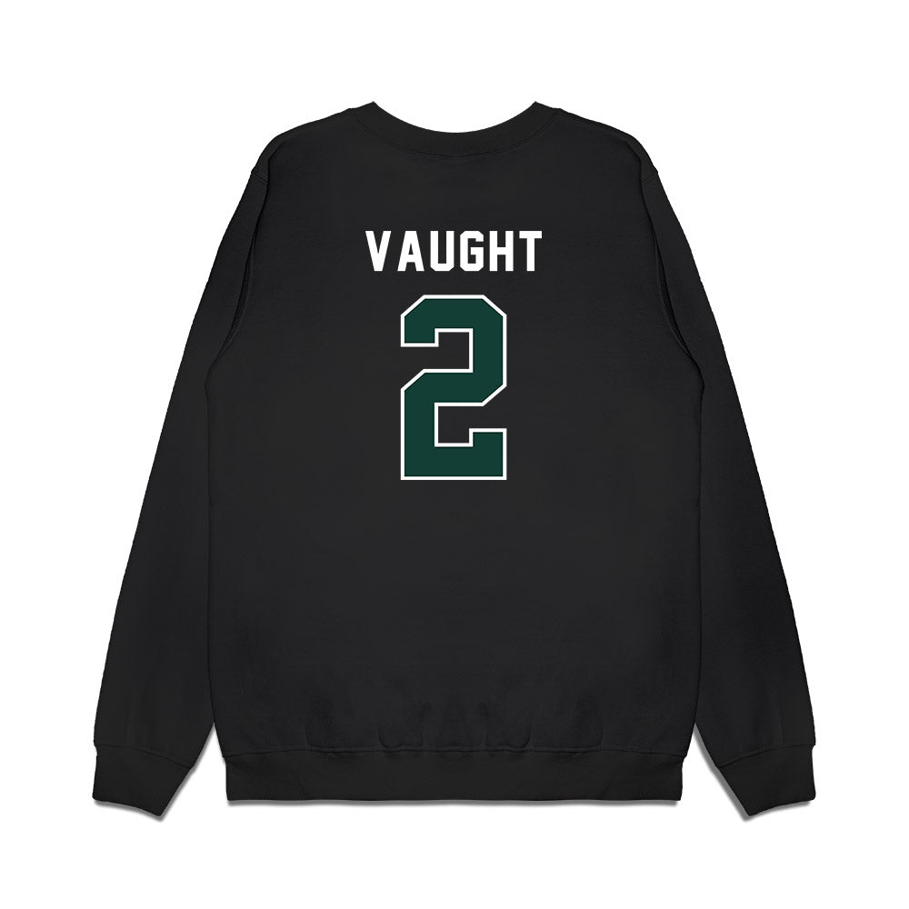 Michigan State - NCAA Football : Devin Vaught - Vintage Helmet Premium Crewneck Sweatshirt-1