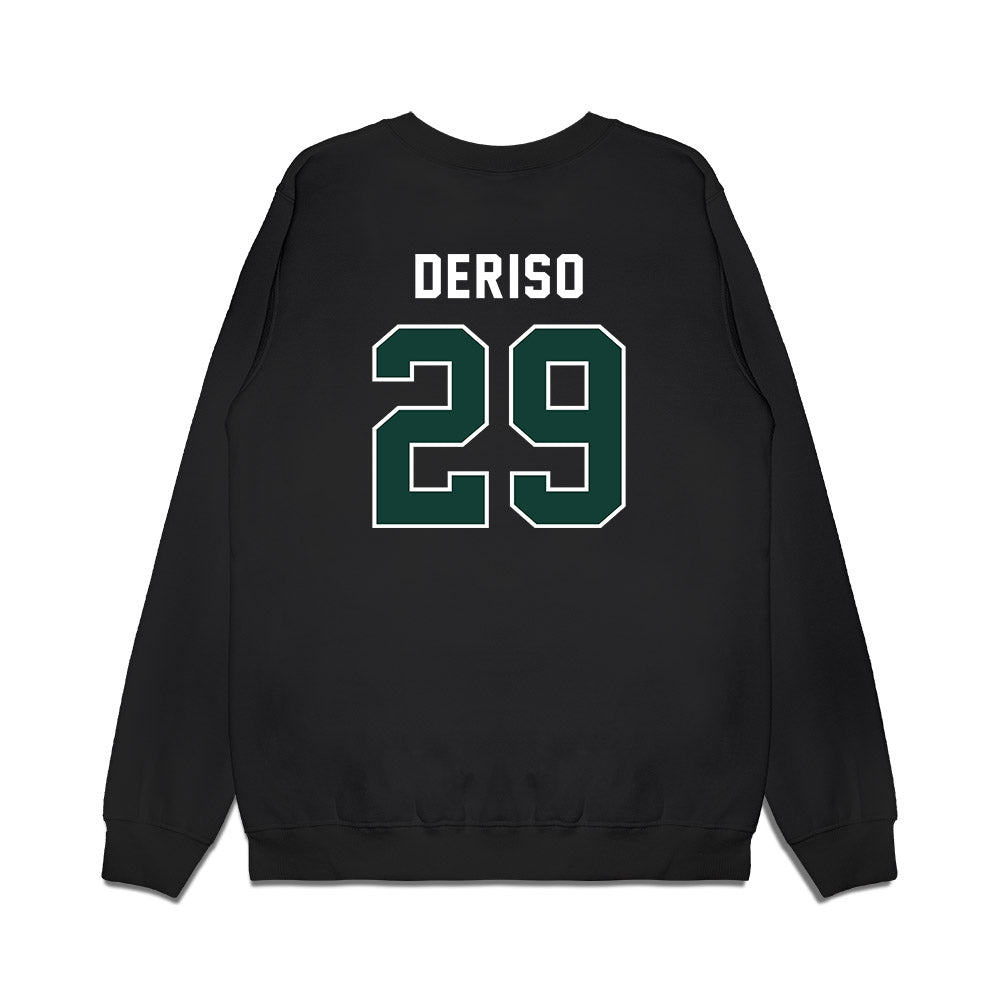 Michigan State - NCAA Football : KJ Deriso - Vintage Helmet Premium Crewneck Sweatshirt-1