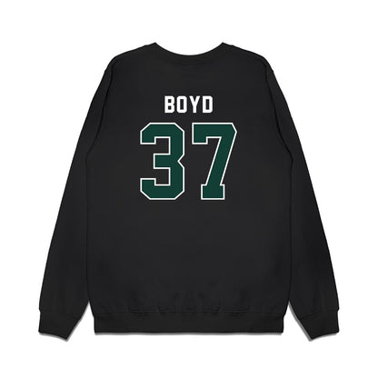 Michigan State - NCAA Football : Liam Boyd - Vintage Helmet Premium Crewneck Sweatshirt-1