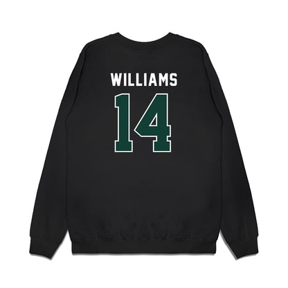 Michigan State - NCAA Football : Bryson Williams - Vintage Helmet Premium Crewneck Sweatshirt-1