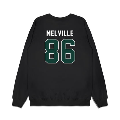 Michigan State - NCAA Football : Ethan Melville - Vintage Helmet Premium Crewneck Sweatshirt-1