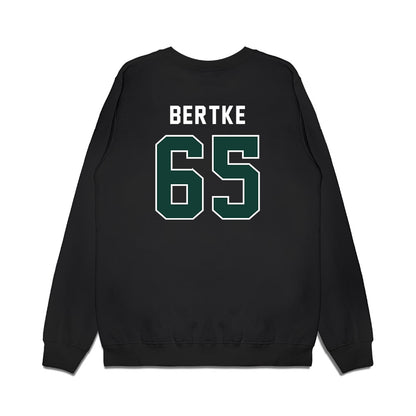 Michigan State - NCAA Football : Cole Bertke - Vintage Helmet Premium Crewneck Sweatshirt-1