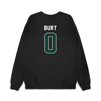 Michigan State - NCAA Football : Nijhay Burt - Vintage Helmet Premium Crewneck Sweatshirt-1
