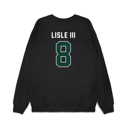 Michigan State - NCAA Football : Trey Lisle III - Vintage Helmet Premium Crewneck Sweatshirt-1