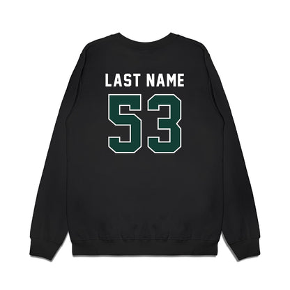 Michigan State - NCAA Football : Trey Serauskis - Vintage Helmet Premium Crewneck Sweatshirt-1