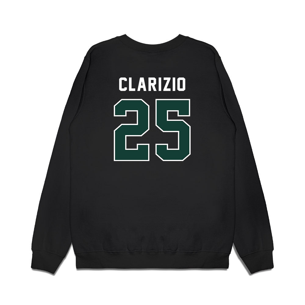 Michigan State - NCAA Football : Jace Clarizio - Vintage Helmet Premium Crewneck Sweatshirt-1