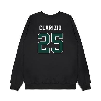 Michigan State - NCAA Football : Jace Clarizio - Vintage Helmet Premium Crewneck Sweatshirt-1