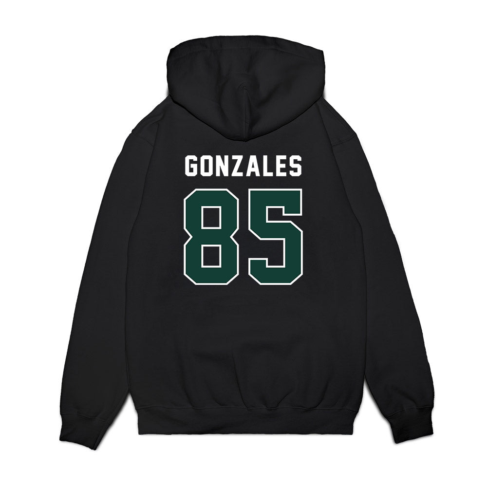 Michigan State - NCAA Football : Stephen Gonzales - Vintage Helmet Premium Hooded Sweatshirt-1