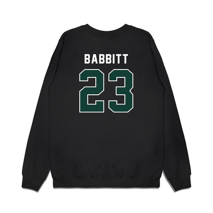 Michigan State - NCAA Football : Peyton Babbitt - Vintage Helmet Premium Crewneck Sweatshirt-1