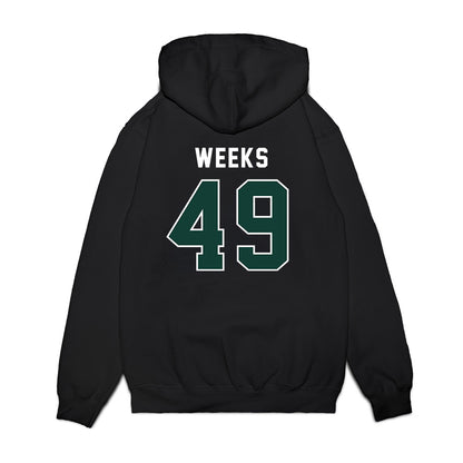 Michigan State - NCAA Football : Alex Weeks - Vintage Helmet Premium Hooded Sweatshirt-1