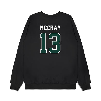 Michigan State - NCAA Football : Chrishon McCray - Vintage Helmet Premium Crewneck Sweatshirt-1