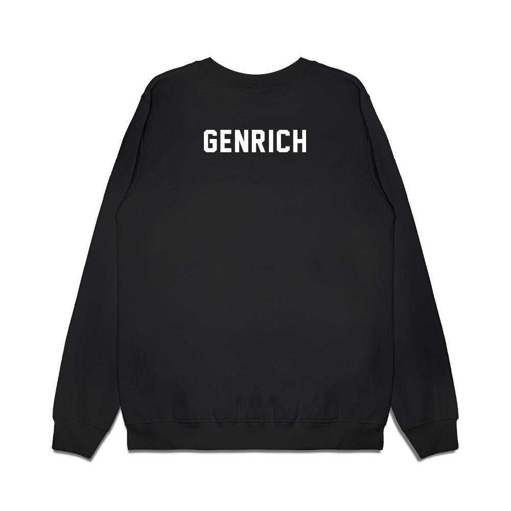 Michigan State - NCAA Football : Luca Genrich - Vintage Helmet Premium Crewneck Sweatshirt-1