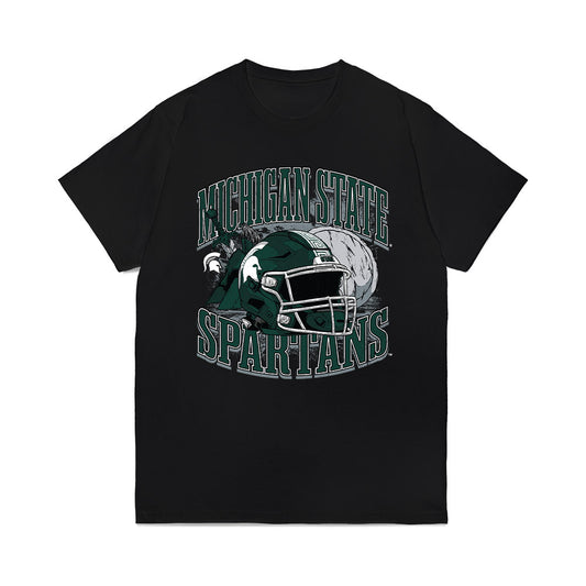 Michigan State - NCAA Football : Jack Ziarko - Vintage Helmet Comfort Colors T-Shirt-0