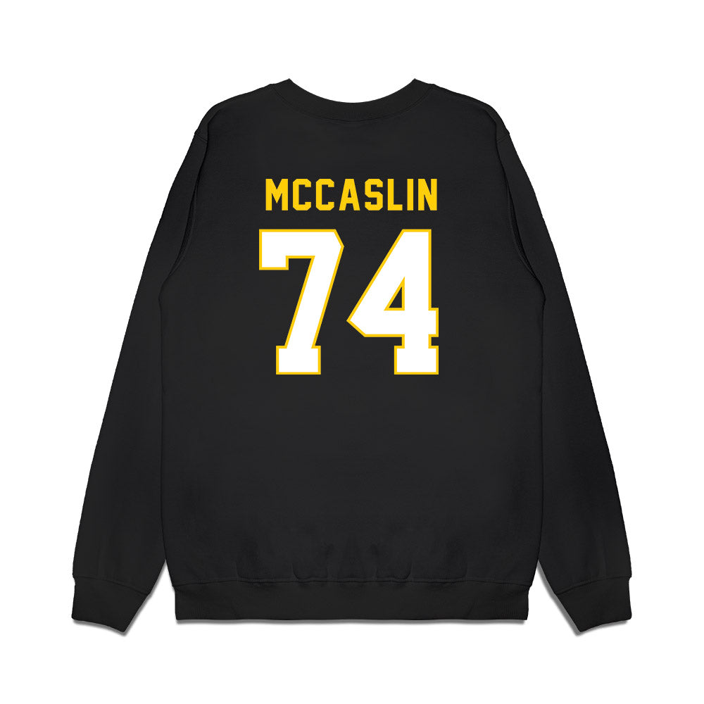 Iowa - NCAA Football : Bodey McCaslin - Vintage Helmet Premium Crewneck Sweatshirt-1