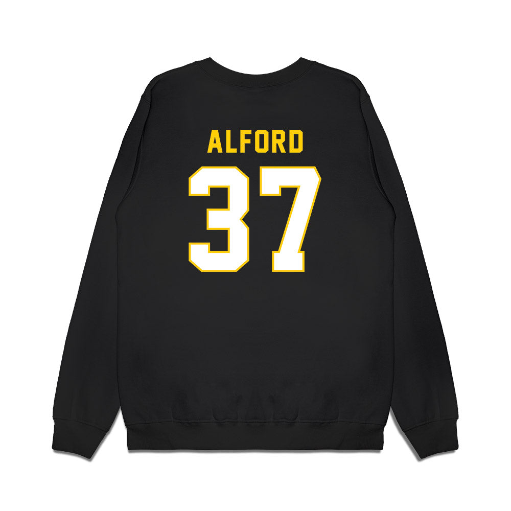 Iowa - NCAA Football : Brayton Alford - Vintage Helmet Premium Crewneck Sweatshirt-1