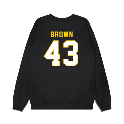 Iowa - NCAA Football : Kahmari Brown - Vintage Helmet Premium Crewneck Sweatshirt-1