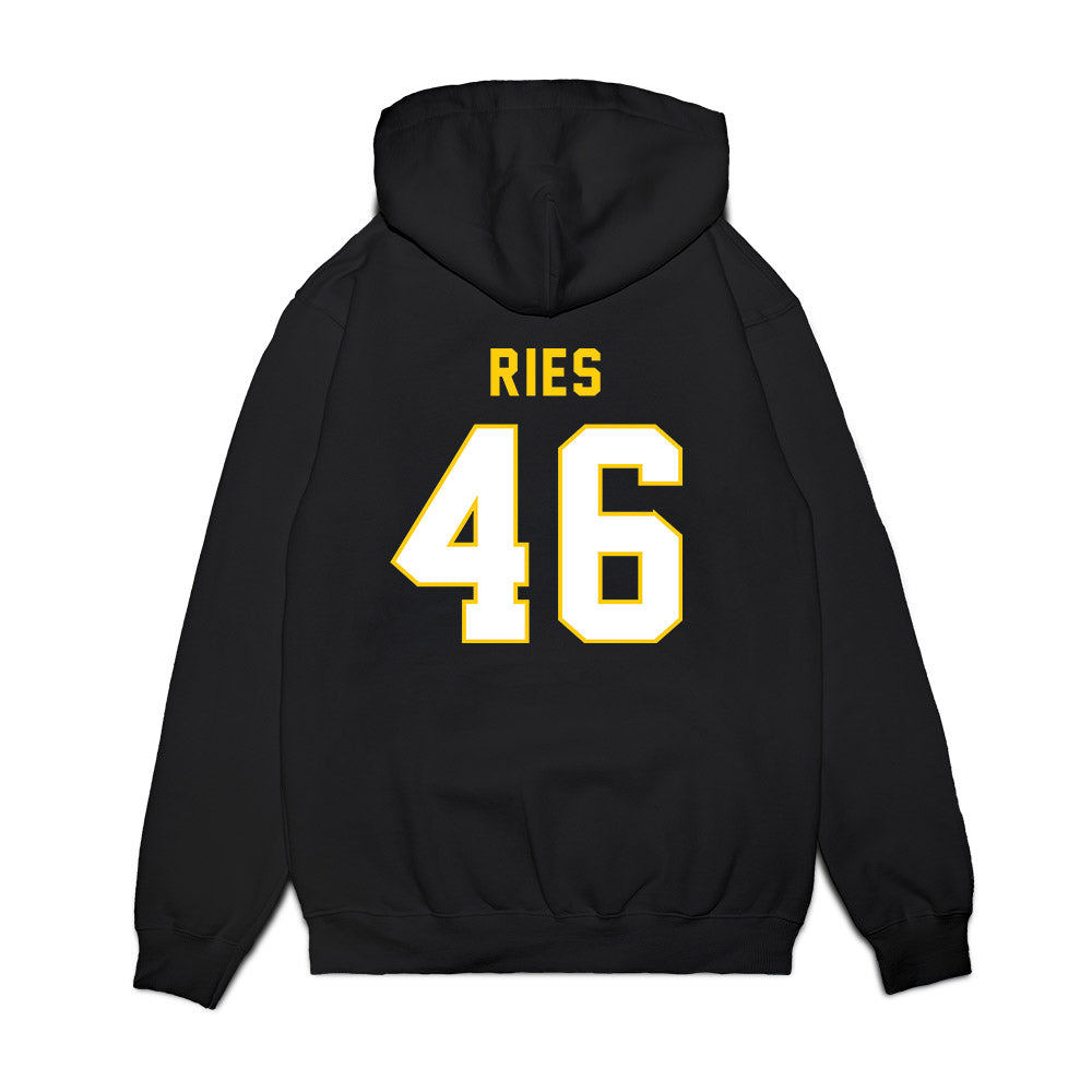 Iowa - NCAA Football : Preston Ries - Vintage Helmet Premium Hooded Sweatshirt-1