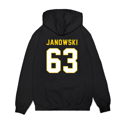 Iowa - NCAA Football : Josh Janowski - Vintage Helmet Premium Hooded Sweatshirt-1