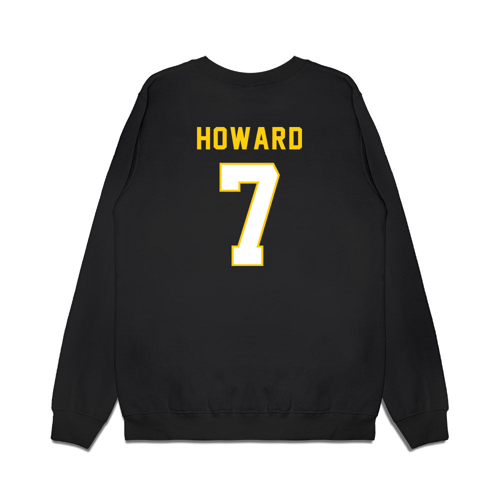 Iowa - NCAA Football : Dayton Howard - Vintage Helmet Premium Crewneck Sweatshirt-1