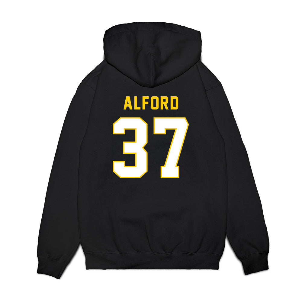 Iowa - NCAA Football : Brayton Alford - Vintage Helmet Premium Hooded Sweatshirt-1