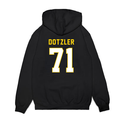 Iowa - NCAA Football : Jack Dotzler - Vintage Helmet Premium Hooded Sweatshirt-1