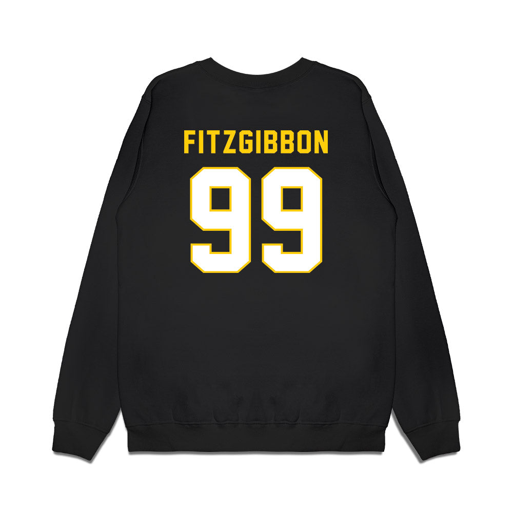 Iowa - NCAA Football : Brad Fitzgibbon - Vintage Helmet Premium Crewneck Sweatshirt-1