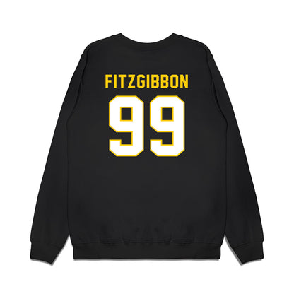 Iowa - NCAA Football : Brad Fitzgibbon - Vintage Helmet Premium Crewneck Sweatshirt-1