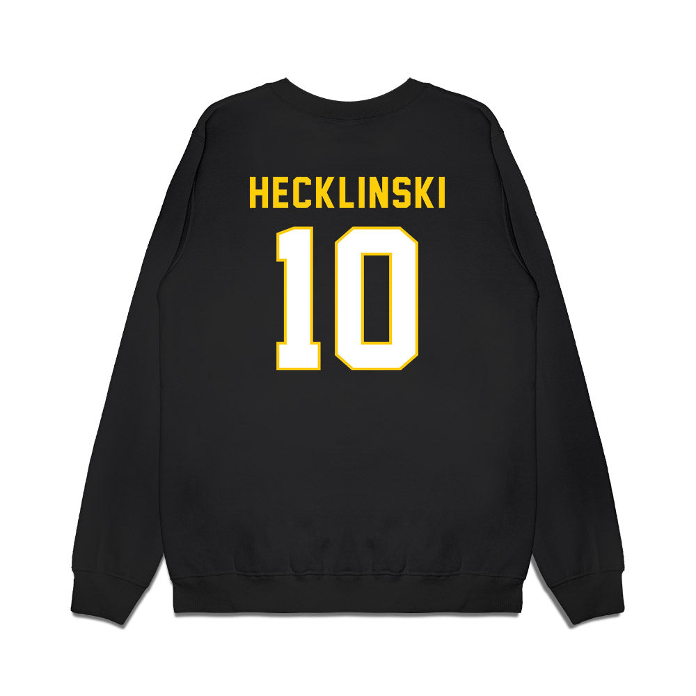 Iowa - NCAA Football : Jeremy Hecklinski - Vintage Helmet Premium Crewneck Sweatshirt-1