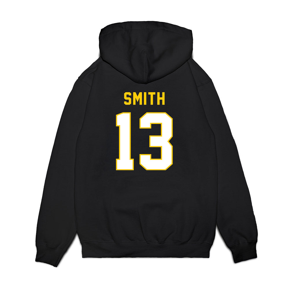 Iowa - NCAA Football : Terrence Smith - Vintage Helmet Premium Hooded Sweatshirt-1