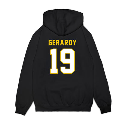 Iowa - NCAA Football : Kyler Gerardy - Vintage Helmet Premium Hooded Sweatshirt-1