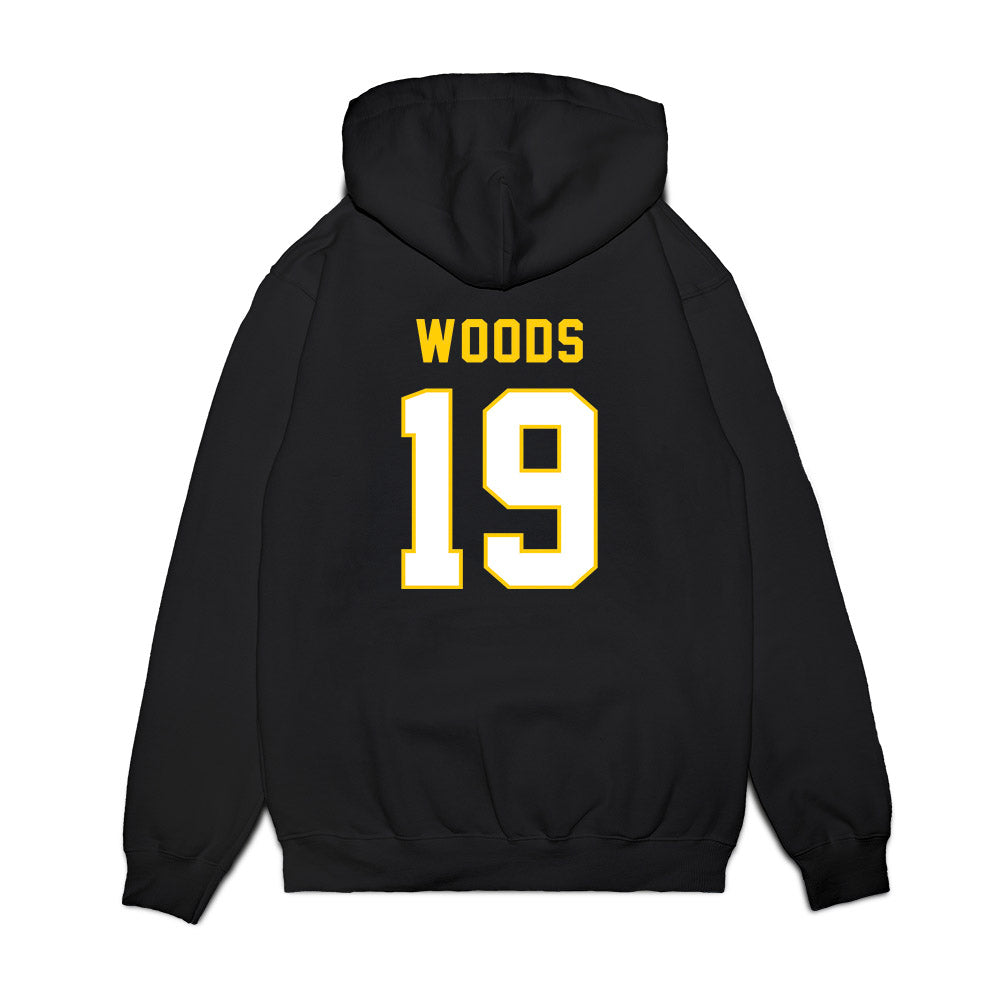 Iowa - NCAA Football : Mason Woods - Vintage Helmet Premium Hooded Sweatshirt-1