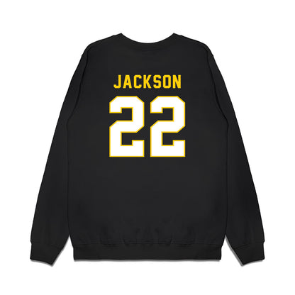 Iowa - NCAA Football : Braeden Jackson - Vintage Helmet Premium Crewneck Sweatshirt-1