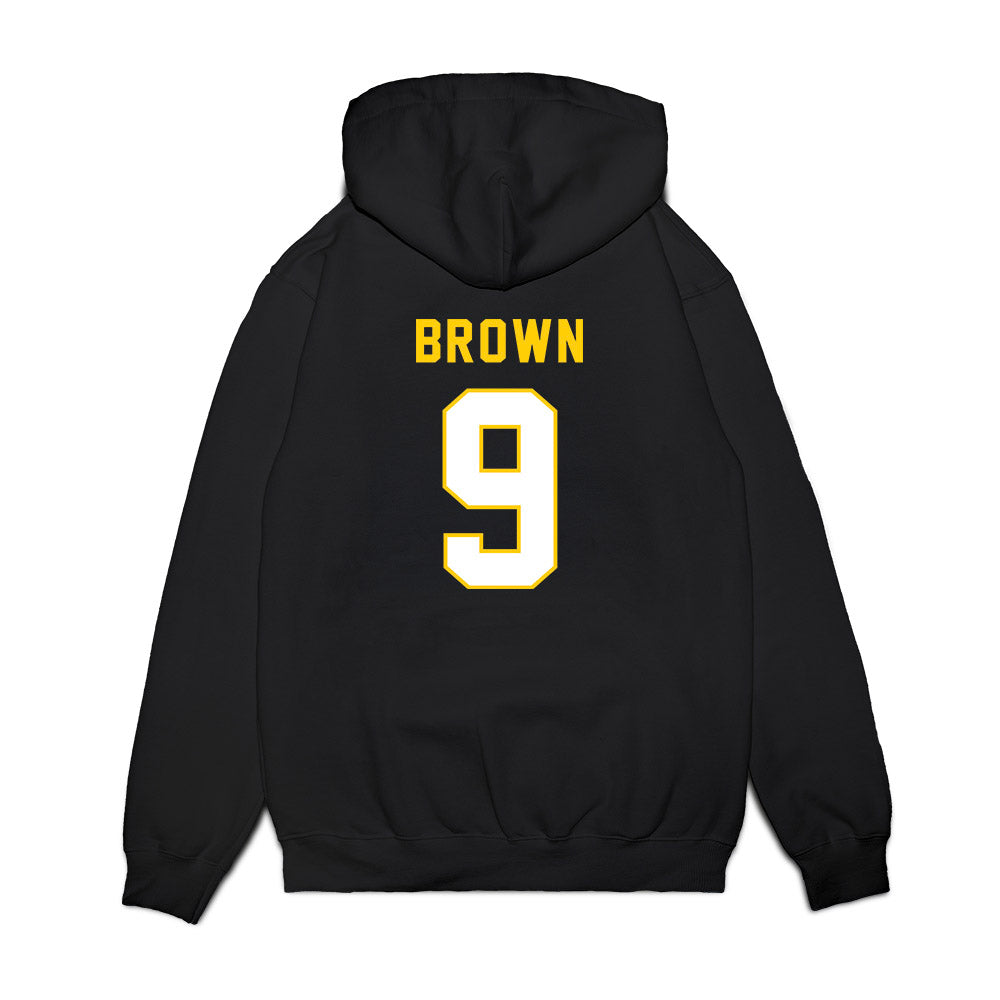 Iowa - NCAA Football : Hank Brown - Vintage Helmet Premium Hooded Sweatshirt-1