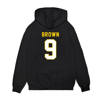 Iowa - NCAA Football : Hank Brown - Vintage Helmet Premium Hooded Sweatshirt-1