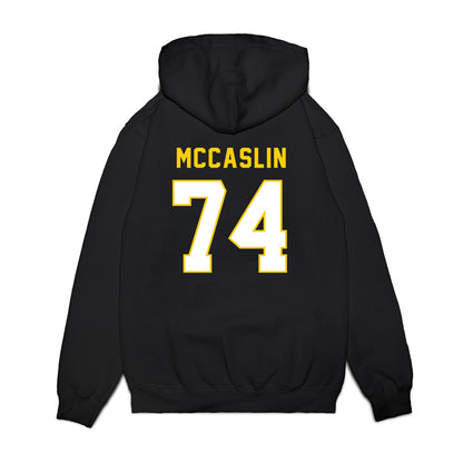 Iowa - NCAA Football : Bodey McCaslin - Vintage Helmet Premium Hooded Sweatshirt-1