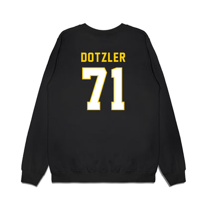Iowa - NCAA Football : Jack Dotzler - Vintage Helmet Premium Crewneck Sweatshirt-1