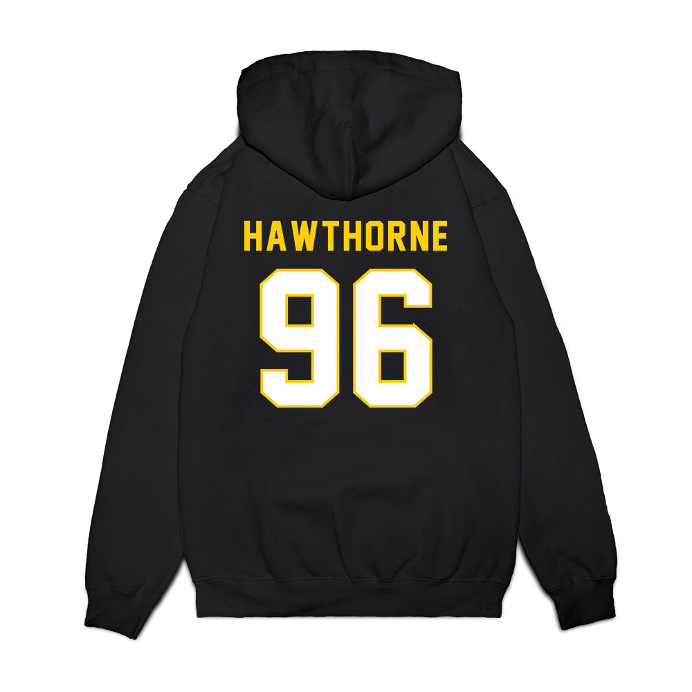 Iowa - NCAA Football : Bryce Hawthorne - Vintage Helmet Premium Hooded Sweatshirt-1