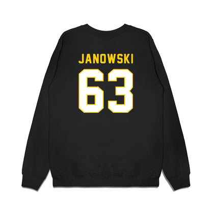 Iowa - NCAA Football : Josh Janowski - Vintage Helmet Premium Crewneck Sweatshirt-1