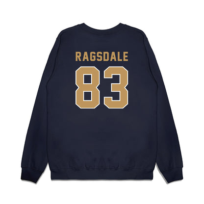 Georgia Tech - NCAA Football : Blake Ragsdale - Vintage Helmet Premium Crewneck Sweatshirt-1