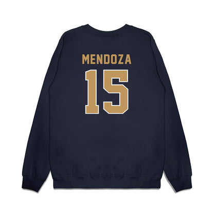 Georgia Tech - NCAA Football : Alberto Mendoza - Vintage Helmet Premium Crewneck Sweatshirt-1