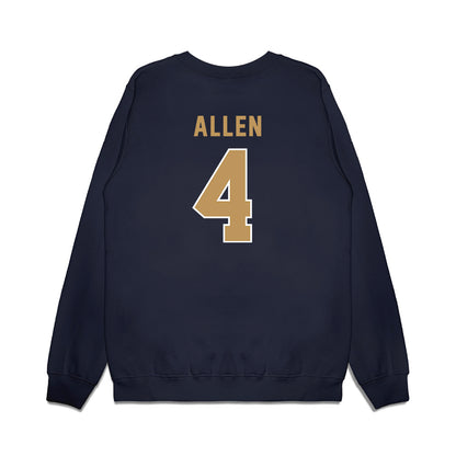 Georgia Tech - NCAA Football : Jordan Allen - Vintage Helmet Premium Crewneck Sweatshirt-1
