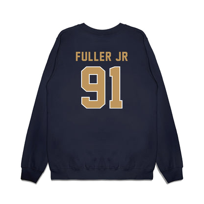 Georgia Tech - NCAA Football : Andre Fuller Jr - Vintage Helmet Premium Crewneck Sweatshirt-1