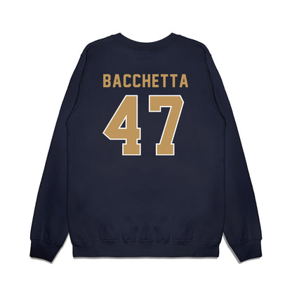 Georgia Tech - NCAA Football : Alex Bacchetta - Vintage Helmet Premium Crewneck Sweatshirt-1