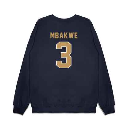 Georgia Tech - NCAA Football : Jaylen Mbakwe - Vintage Helmet Premium Crewneck Sweatshirt-1