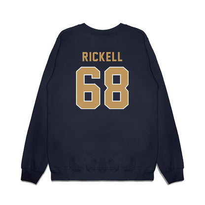 Georgia Tech - NCAA Football : Eli Rickell - Vintage Helmet Premium Crewneck Sweatshirt-1
