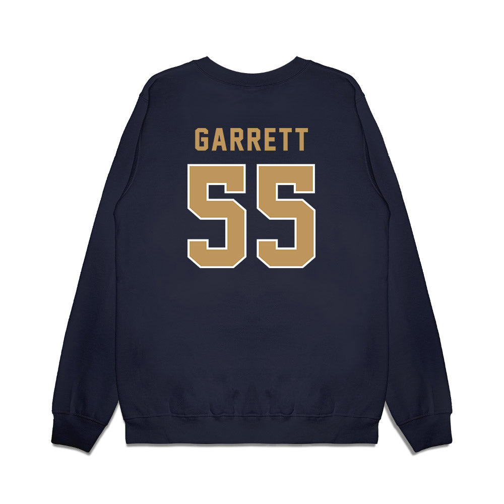 Georgia Tech - NCAA Football : Christian Garrett - Vintage Helmet Premium Crewneck Sweatshirt-1