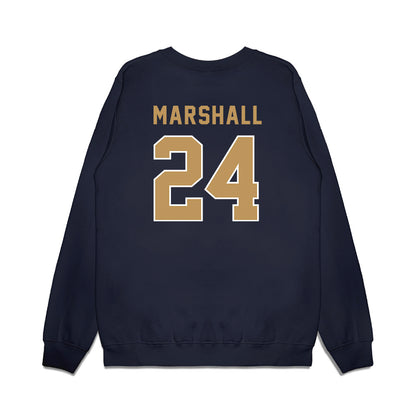 Georgia Tech - NCAA Football : Shane Marshall - Vintage Helmet Premium Crewneck Sweatshirt-1
