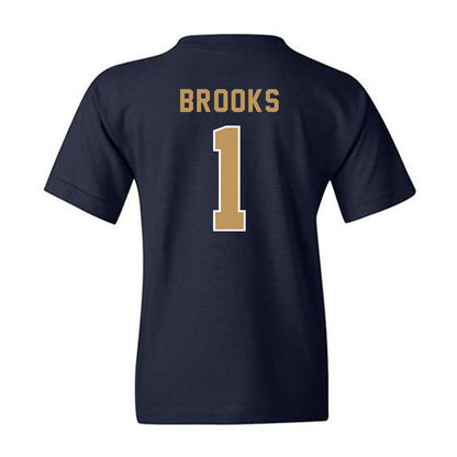 Georgia Tech - NCAA Football : LaMiles Brooks - Vintage Helmet Youth T-Shirt-1